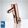 Fontana Commercial Temperature Control Rose Gold Thermostatic Automatic Touchless Sensor Faucet